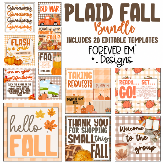 Plaid Fall Bundle (2025)