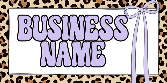 Leopard Bow Facebook Cover