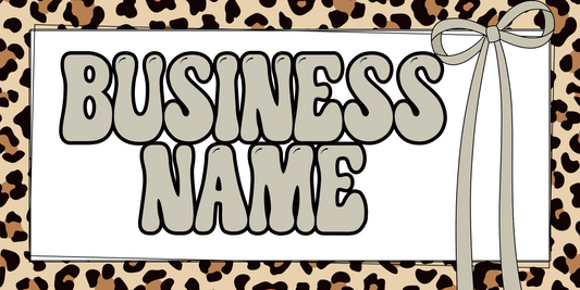 Leopard Bow Facebook Cover
