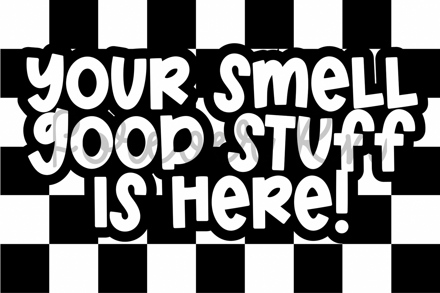 Your smell good stuff is here Thermal Sticker Design
