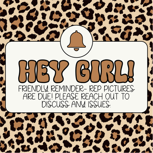 Leopard Print Rep Reminder Graphic