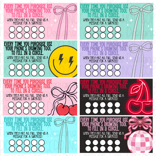Punch Card Designs (8Count)