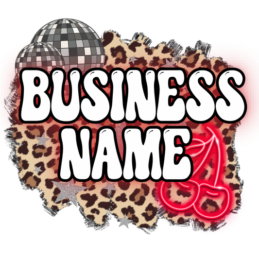 Leopard/Disco Premade Logo