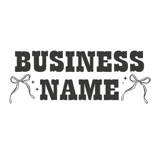 Bow Dainty Premade Logo