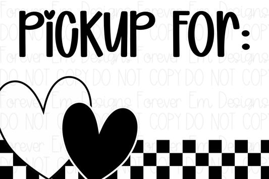 Valentine’s Day thermal label design