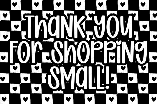 Valentine’s Day thermal label design