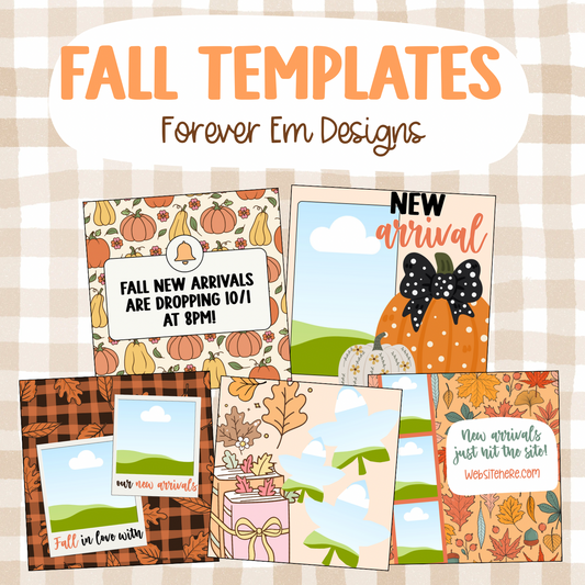 Fall Mini Template bundle