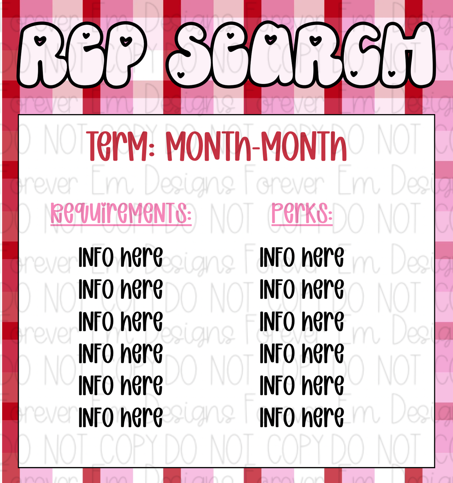 V-Day Rep Search Graphic