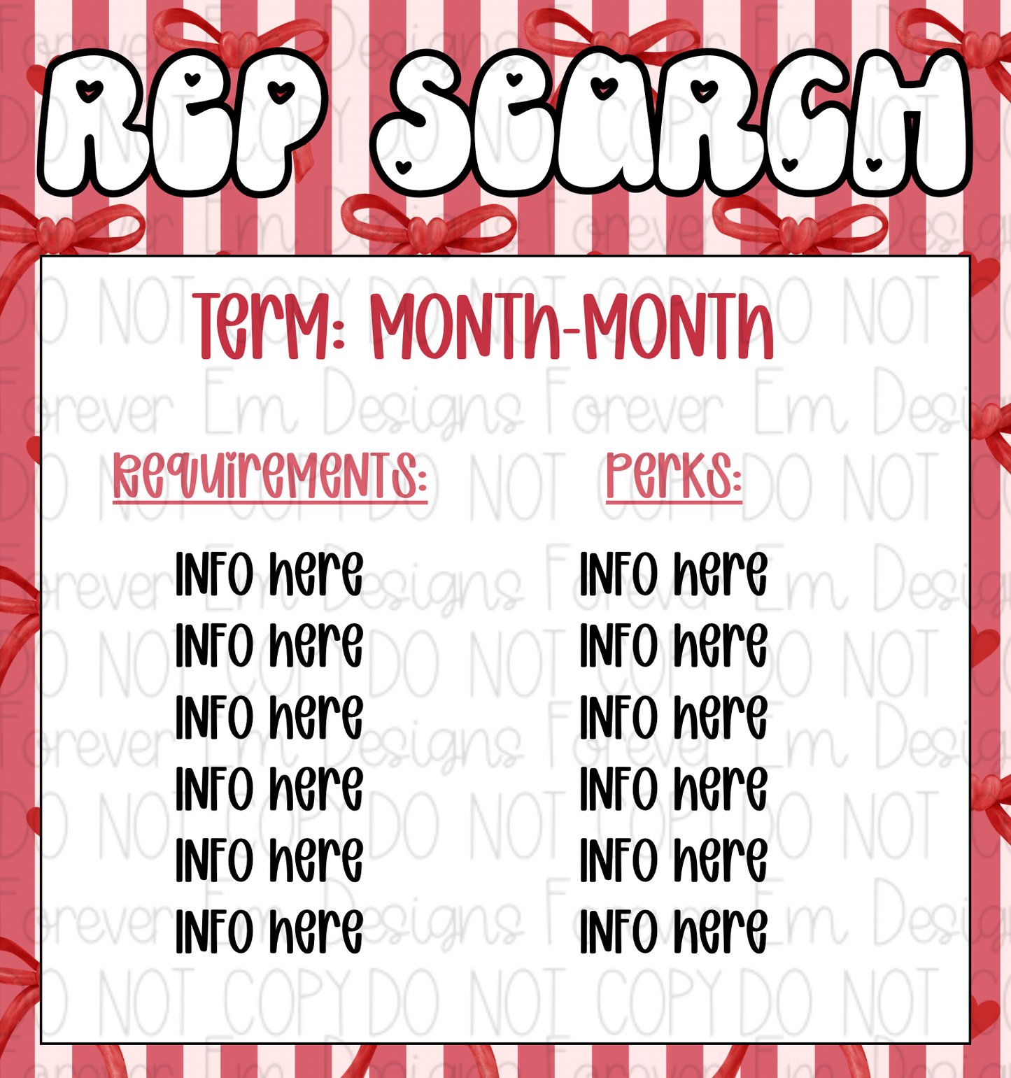 V-Day Rep Search Graphic