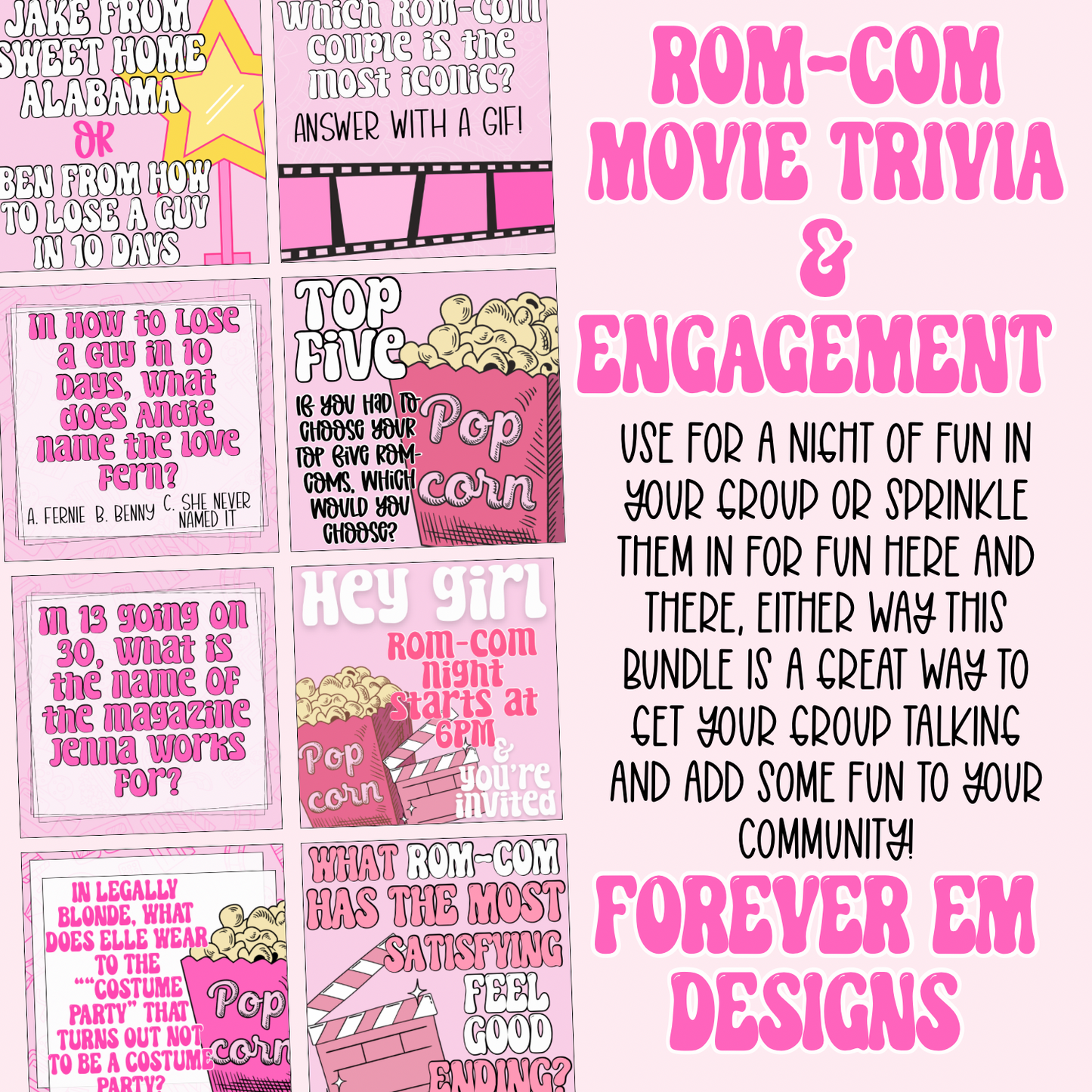 Rom-Com Trivia & Engagement
