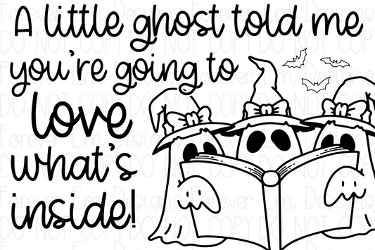 Halloween thermal label design