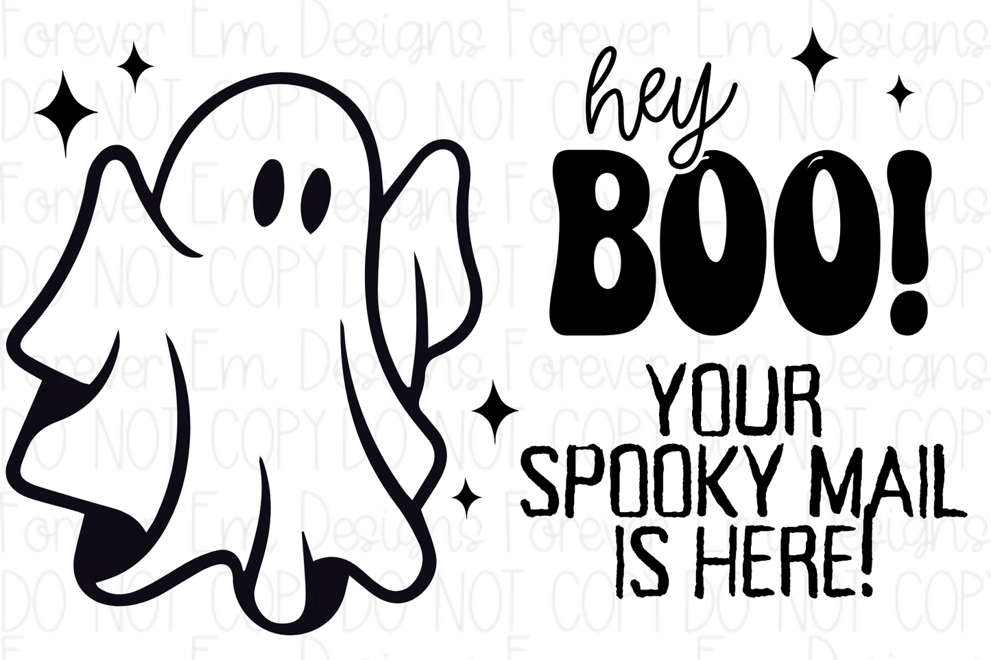 Halloween thermal label design