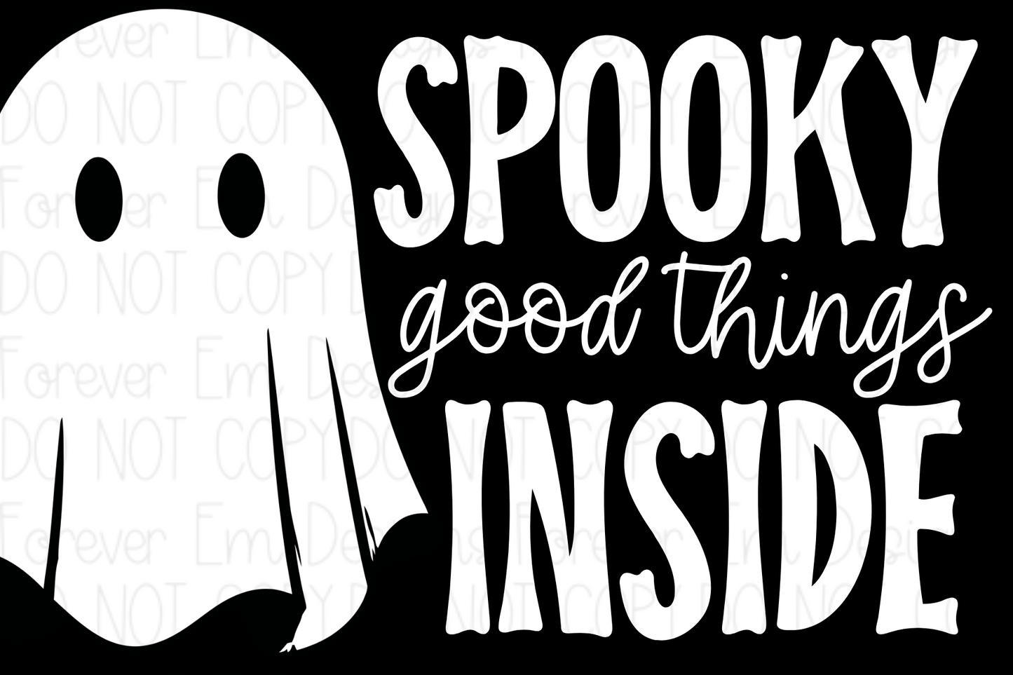 Halloween thermal label design