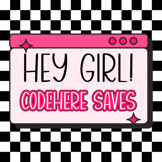 Hey Girl Rep Code graphic