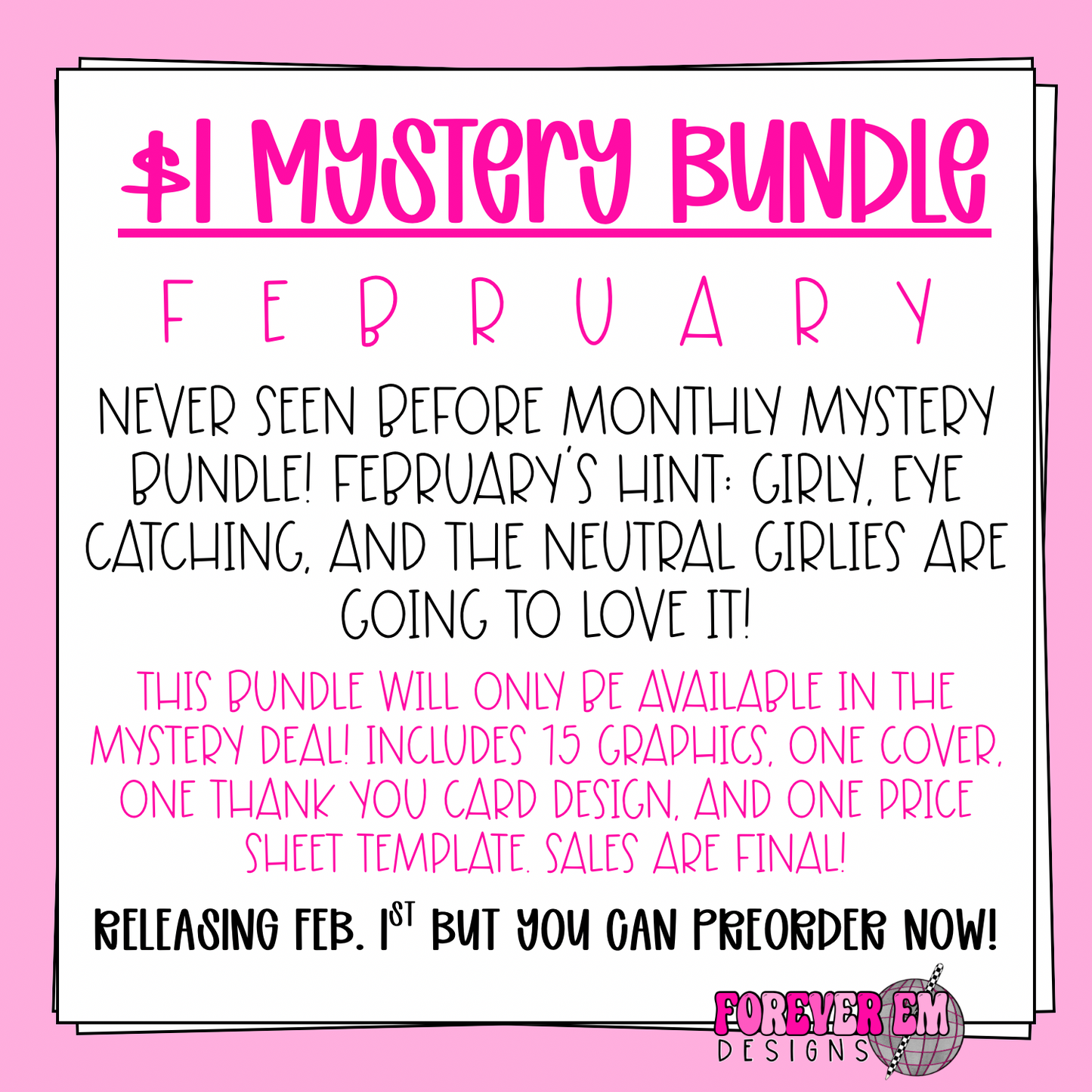 $1 February Mystery Bundle