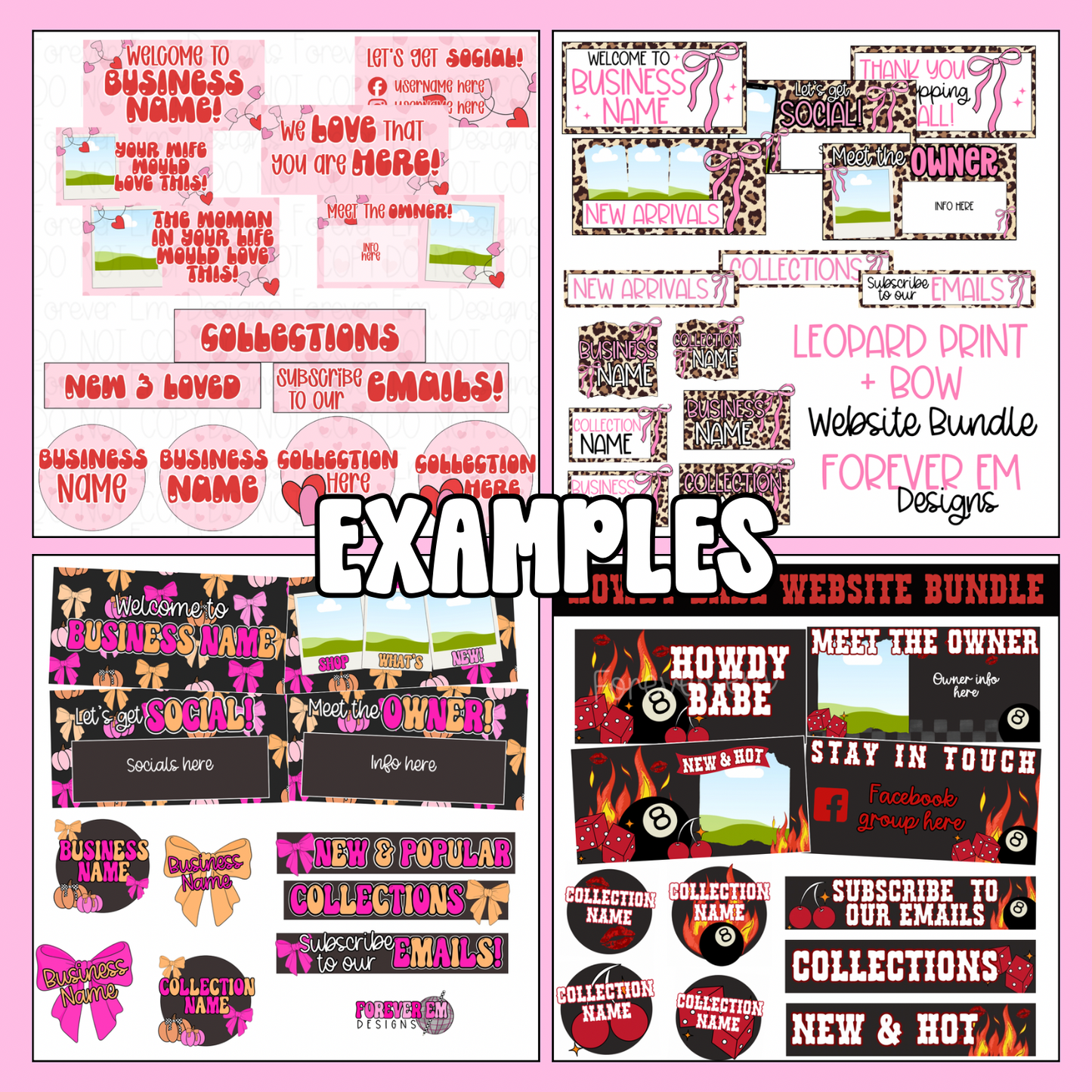 Custom DIY Website Bundle