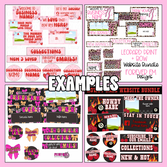 Custom DIY Website Bundle