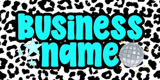 Teal Leopard Facebook Cover