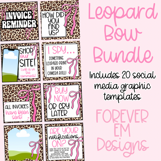 Leopard Bow Bundle