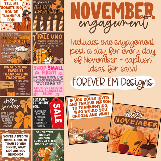 Monthly Engagement Bundle- November