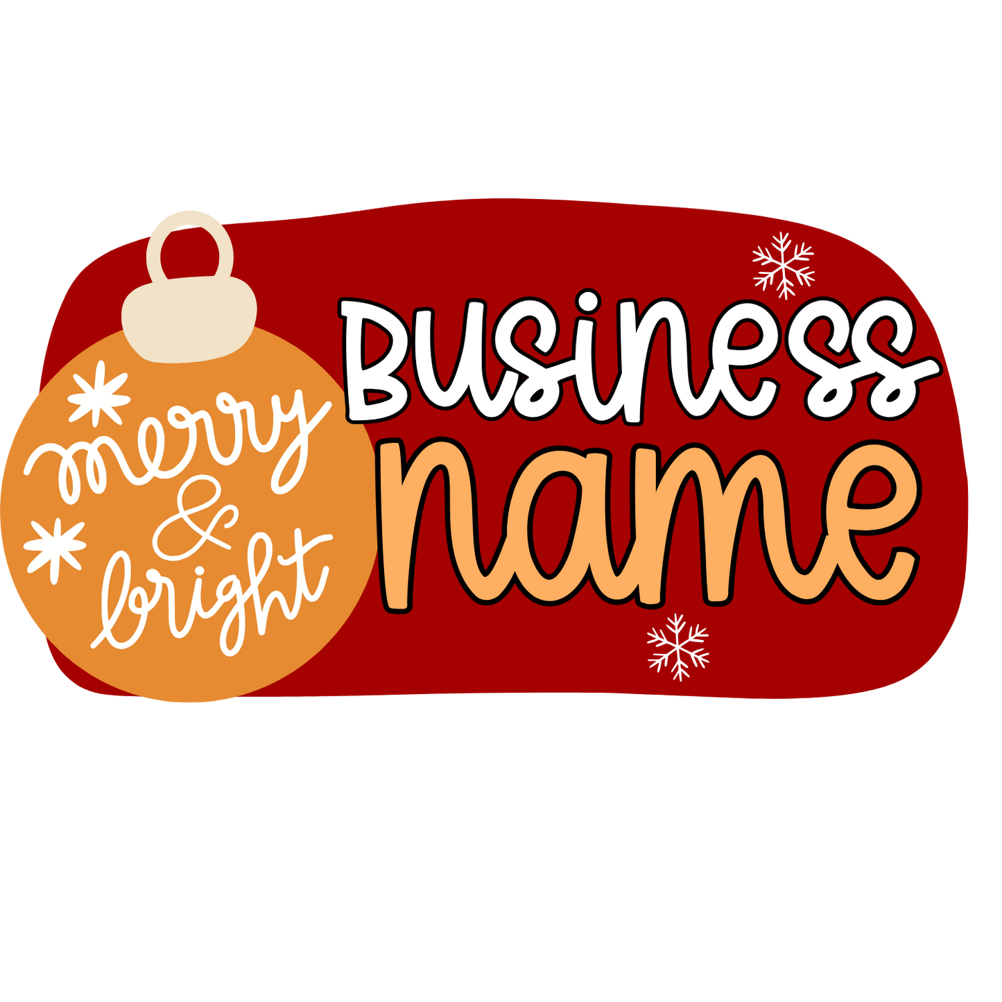 Christmas Premade Logo