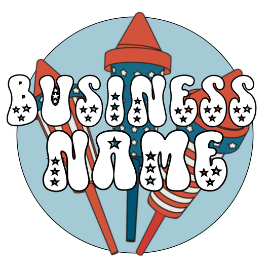 4th of July Premade Logo