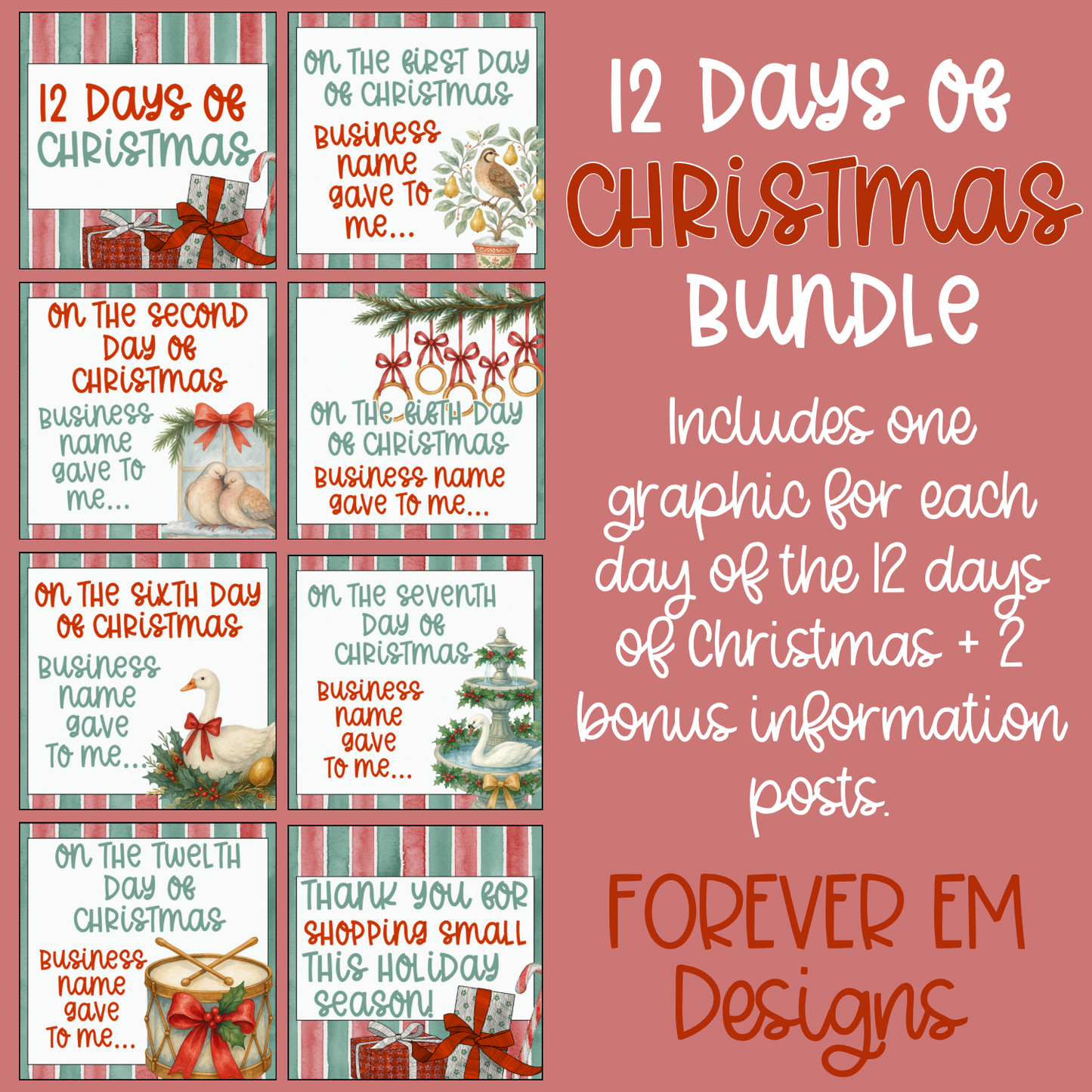 12 Days of Christmas Christmas Bundle (2025)