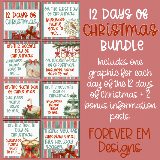 12 Days of Christmas Christmas Bundle (2025)