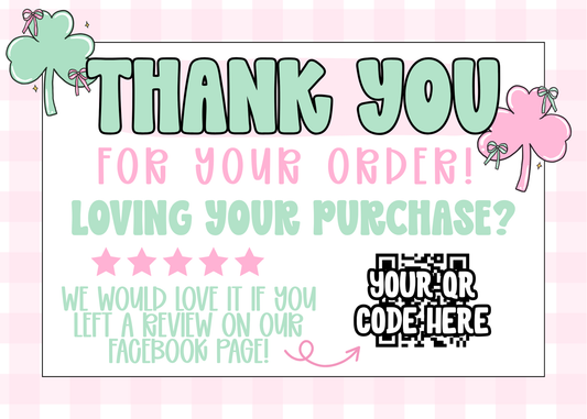 St. Patrick’s Day Thank You Card Template