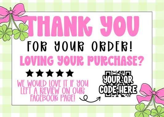 St. Patrick’s Day Thank You Card Template
