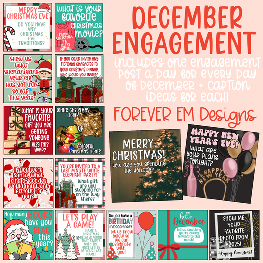 Monthly Engagement Bundle- December