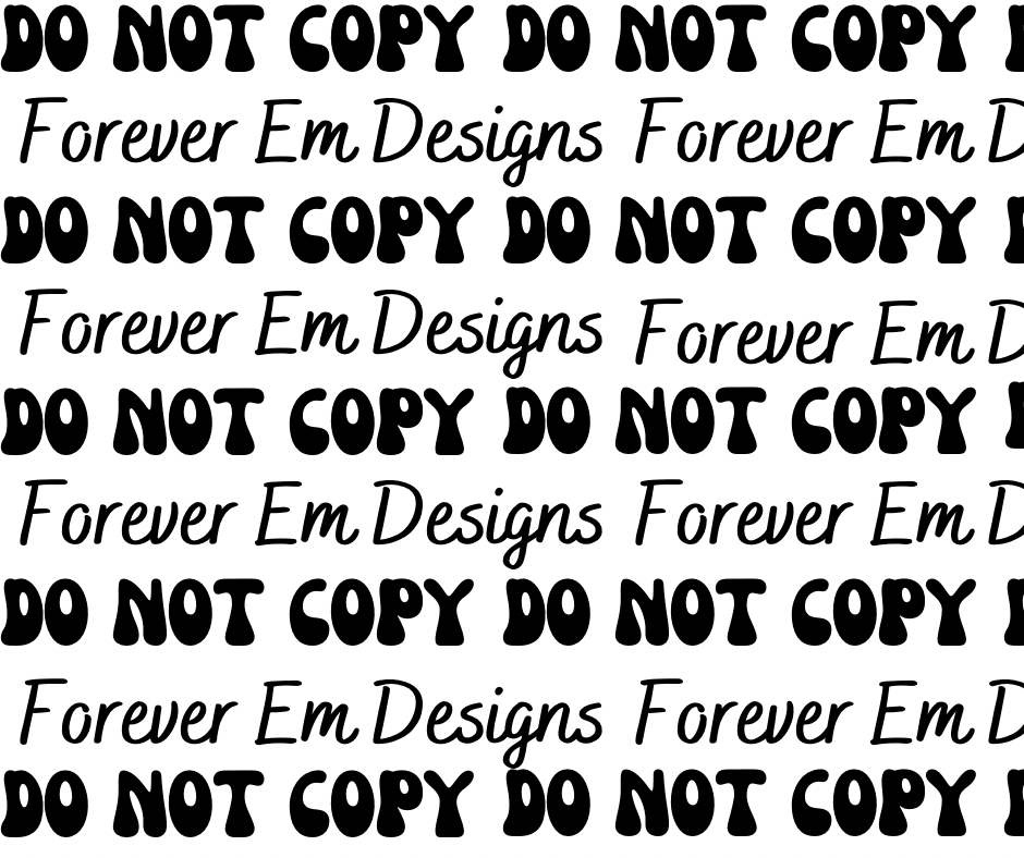 Normal Watermark Text Full Page Watermark Template- Layout 2 – Forever Em Designs
