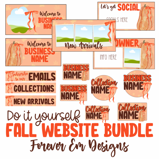 Fall Bow Website Bundle