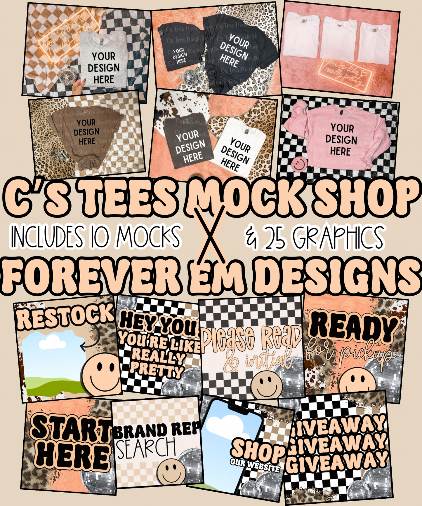 C’s Mock Shop x Forever Em Designs Collab