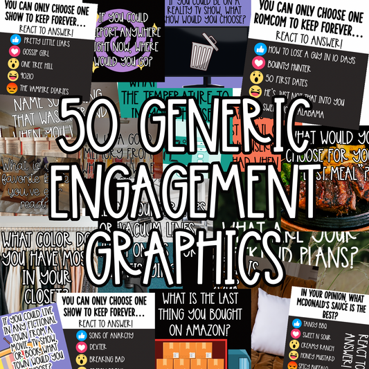 50 Generic Engagement Graphics