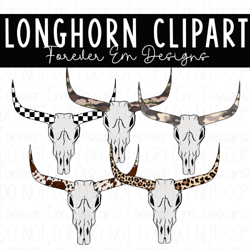 Longhorn Clipart