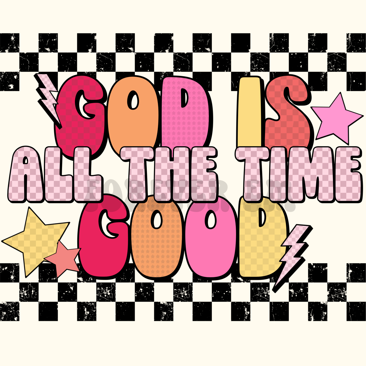 God is good all the time png