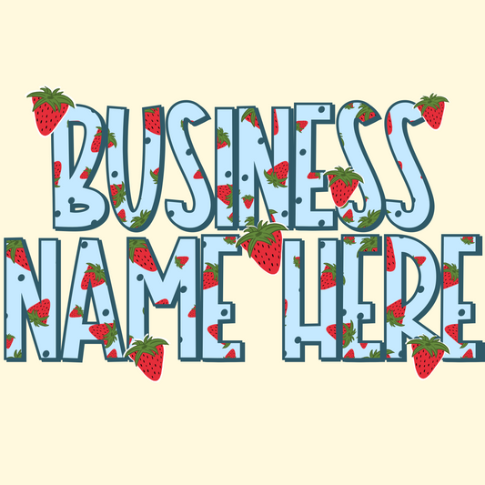 Strawberry custom business png