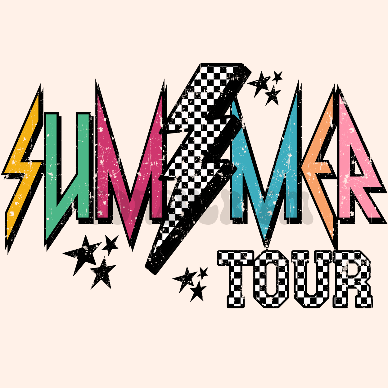 Checkered Summer tour png