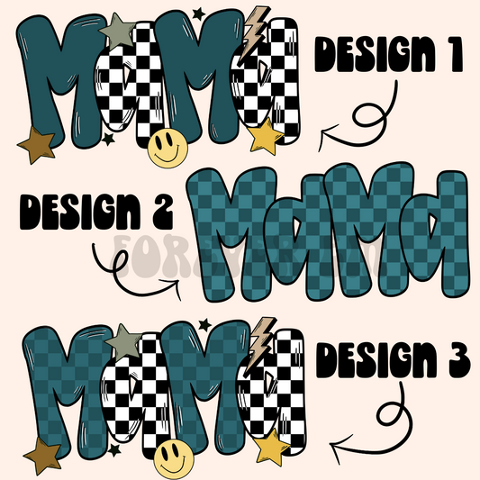 Retro boy mama PNG BUNDLE