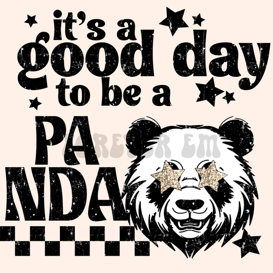 It’s a good day to be a panda  png