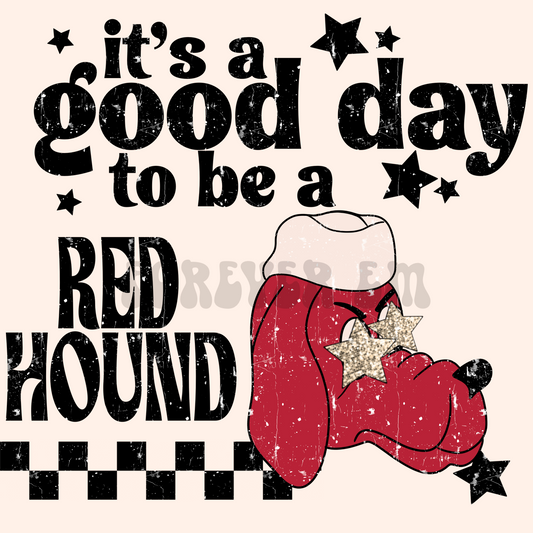 It’s a good day to be a red hound png