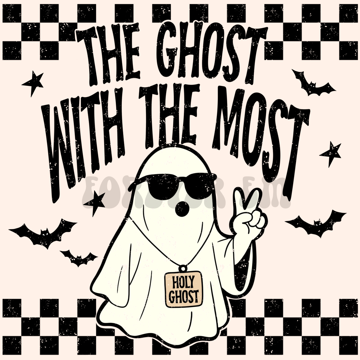 The ghost with the most black version png